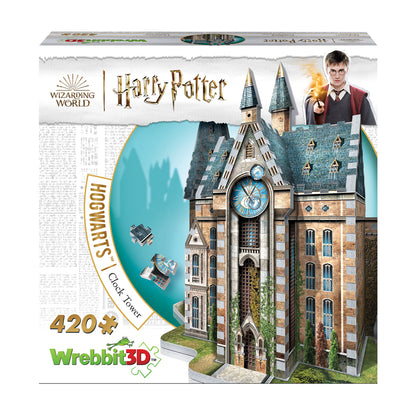 Wrebbit Harry Potter Hogwarts Clock Tower 3D Puzzle - 420 Pieces