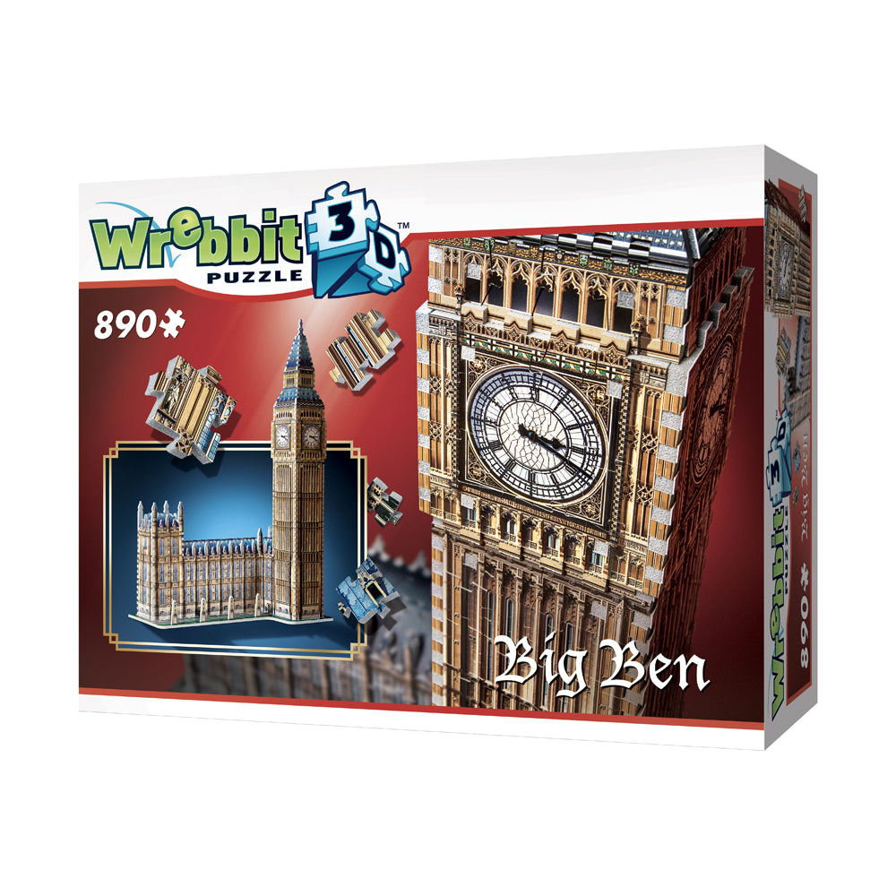 Wrebbit Big Ben 3D Foam Puzzle - 890 pc