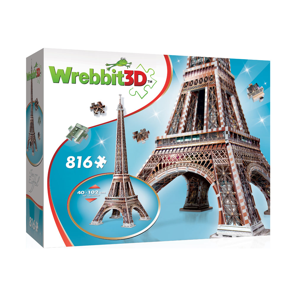 Wrebbit Eiffel Tower 3D Foam Puzzle - 816 pc