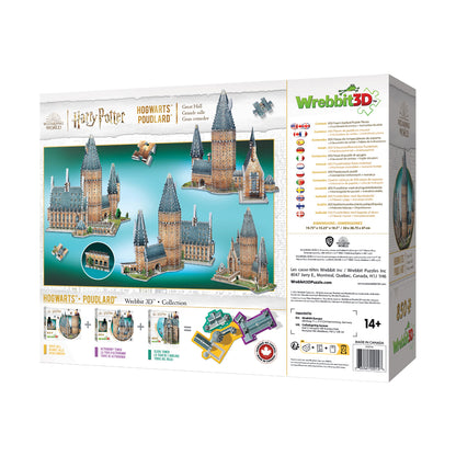 Wrebbit Harry Potter Hogwarts Great Hall 3D Puzzle - 850 Pieces