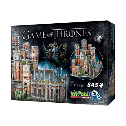 Wrebbit Game of Thrones The Red Keep 3D Puzzle, 845 Pieces