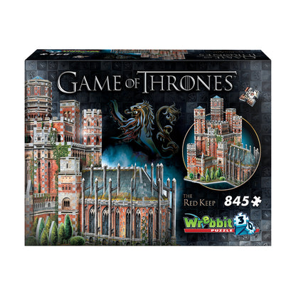 Wrebbit Game of Thrones The Red Keep 3D Puzzle, 845 Pieces