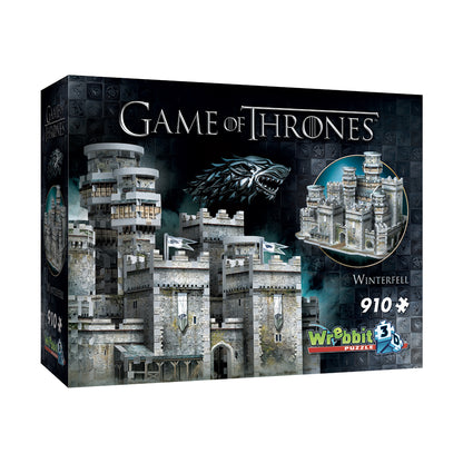 Wrebbit Game of Thrones Winterfell 3D Puzzle, 910 Pieces