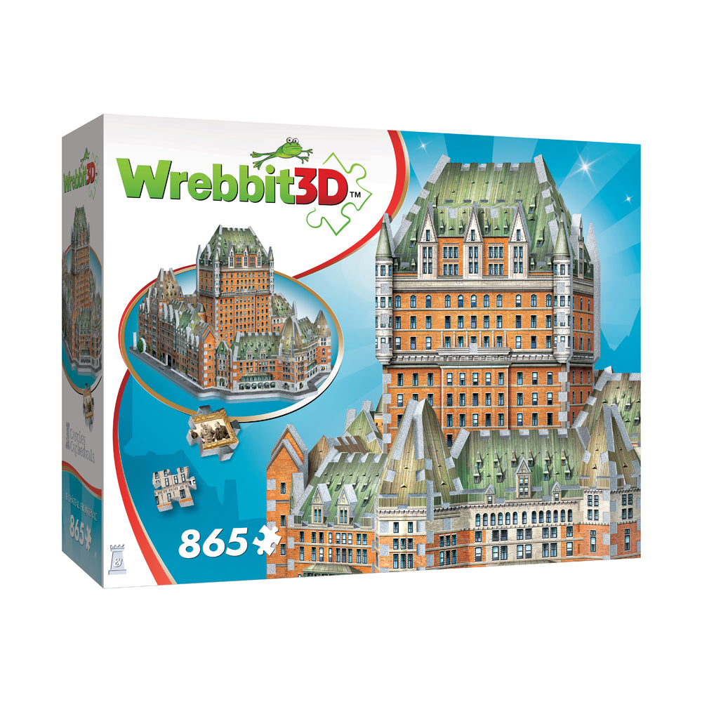 Wrebbit Castles & Cathedrals Le Chateau Frontenac 3D Puzzle - 865 pc