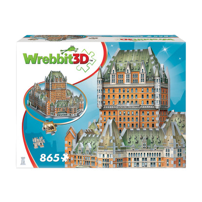 Wrebbit Castles & Cathedrals Le Chateau Frontenac 3D Puzzle - 865 pc