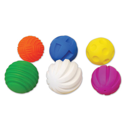 TickiT Tactile Sensory Balls - Set of 6 for Toddlers