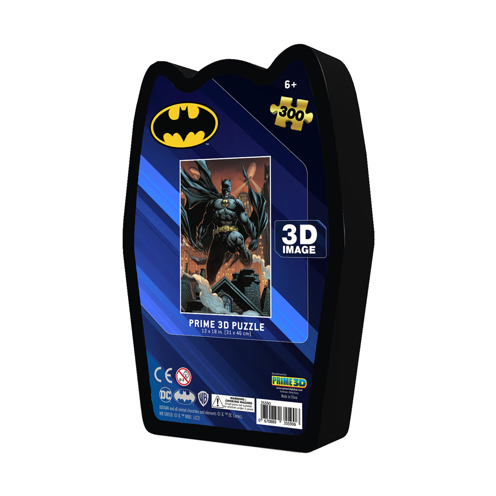 DC Comics Batman 3D Lenticular Puzzle - 300 pc in Collectible Tin ...