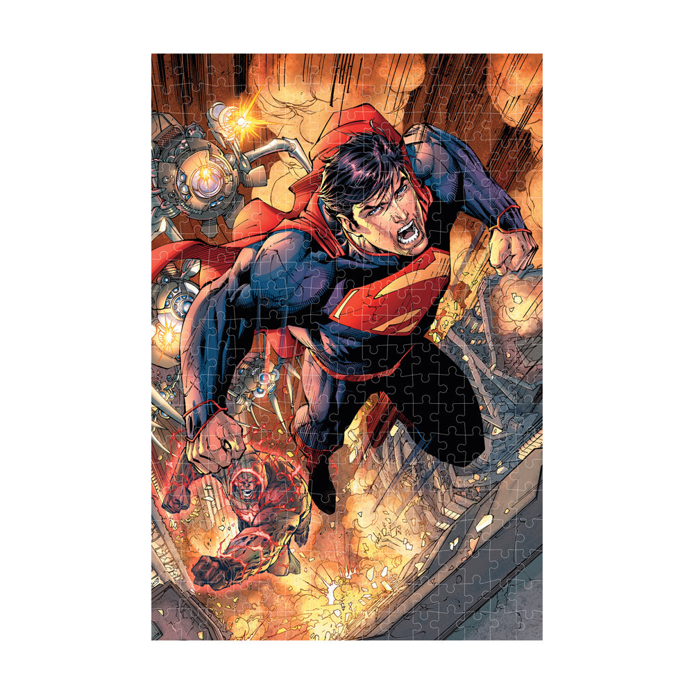 Prime 3D Superman 300-Piece 3D Lenticular Jigsaw Puzzle in Collectible Tin Book