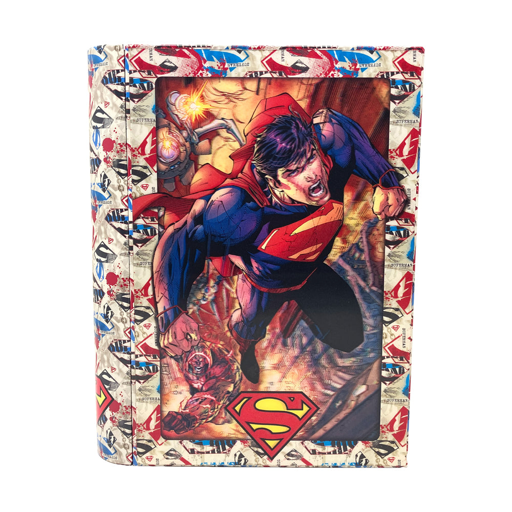 Prime 3D Superman 300-Piece 3D Lenticular Jigsaw Puzzle in Collectible Tin Book