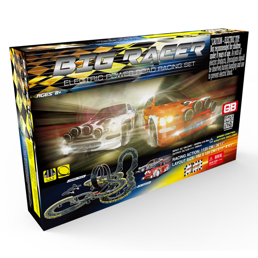 Ultimate Big Racer Electric Road Racing Set with Audi R8 Vehicles