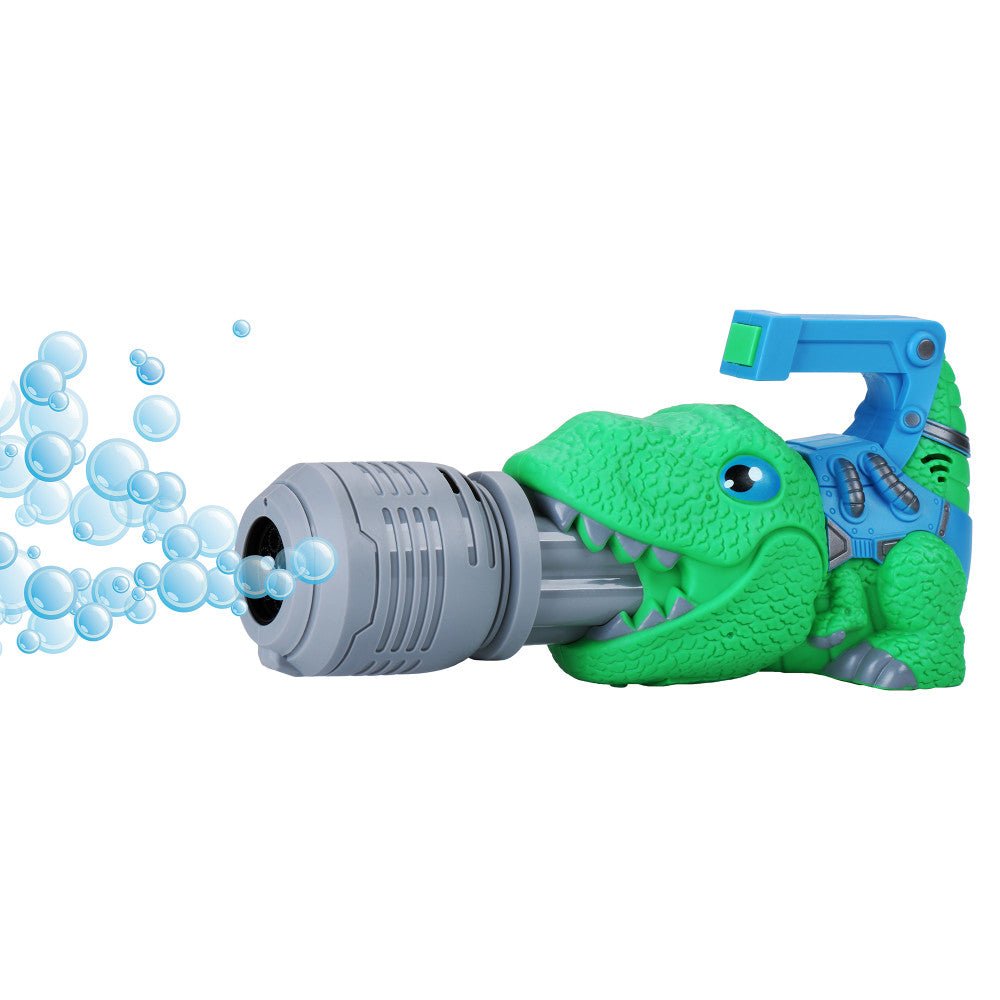 Kid Galaxy Dinosaur Bubble Blaster with Motorized Lights & Sounds