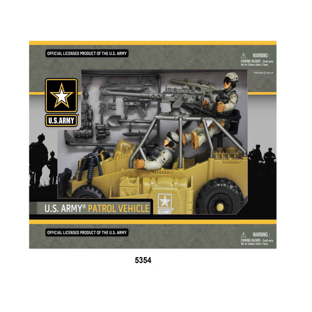 U.S. Army Desert Patrol Vehicle and Action Figure Playset