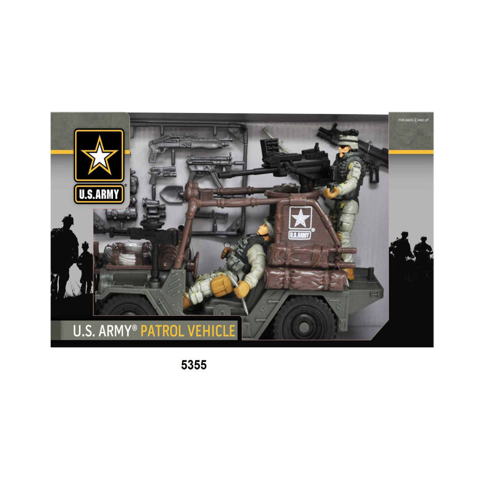 U.S. Army Urban Patrol Vehicle Playset with Action Figure