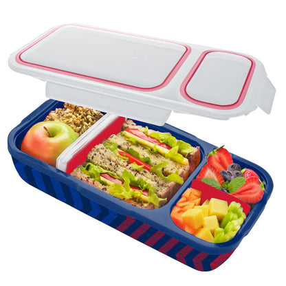 Smash Bento Switch-Up Lunch Box with Gradient Bottle - Leakproof, Adjustable Compartments