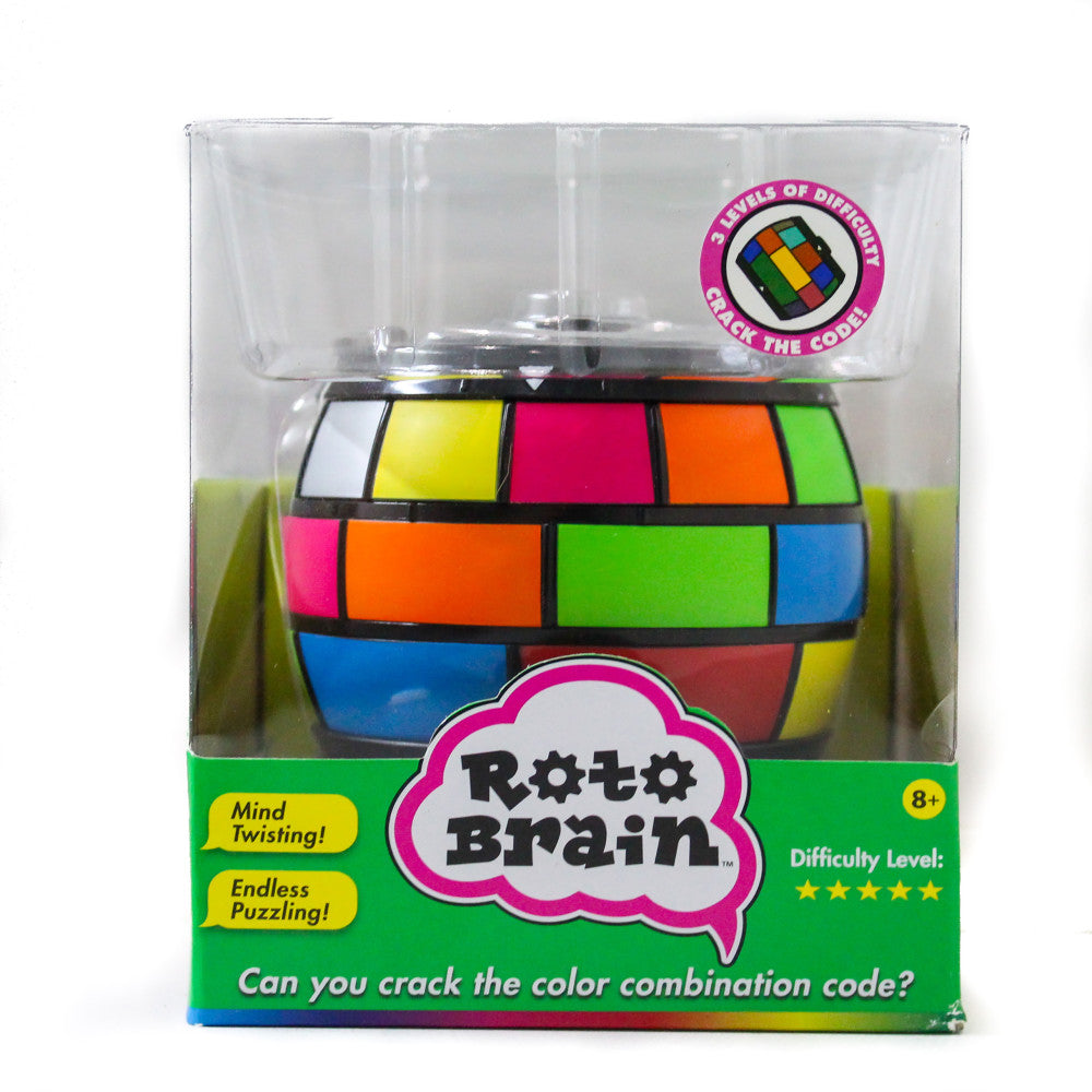 Roto Brain 3D Puzzle Sphere - Interactive Memory Booster Puzzle for All Ages