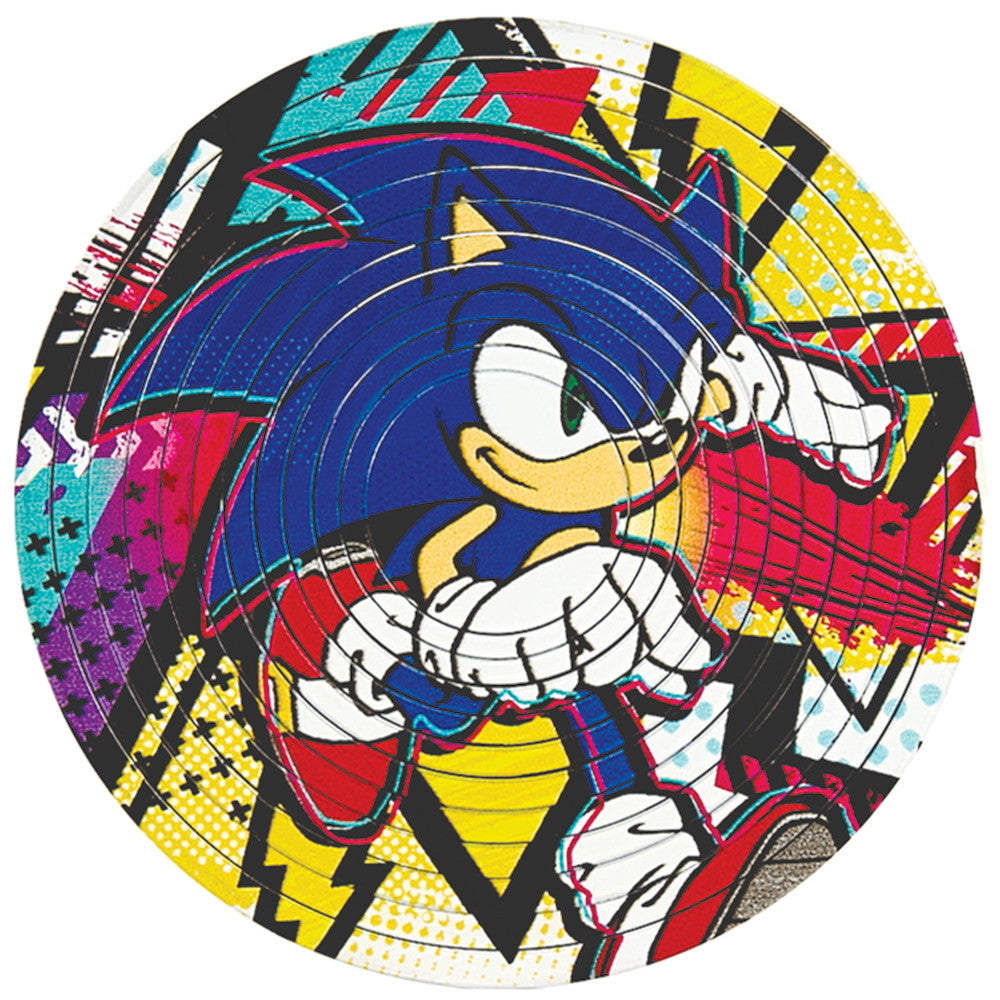 Spin Flip Puzzle: Sonic Speed - 12 Rings - 2-In-1: Double-Sided Puzzle