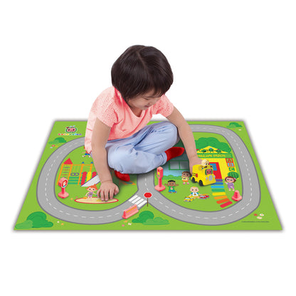 Imaginmat: Deluxe - Cocomelon - Floor Playmat & Toy Car, 30.5 x 20.5"