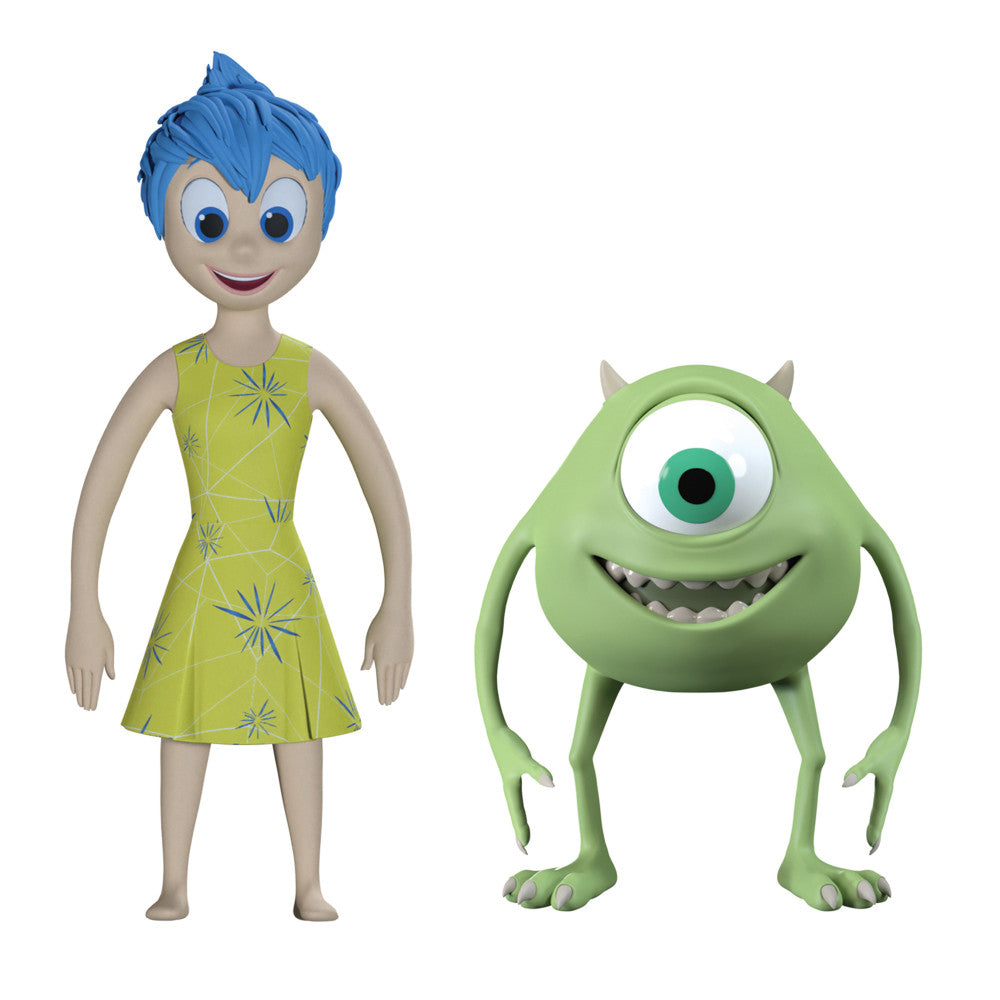 FleXfigs: Pixar - 4 Character Pack - Articulated Action Figures, Flex It - Pose It!