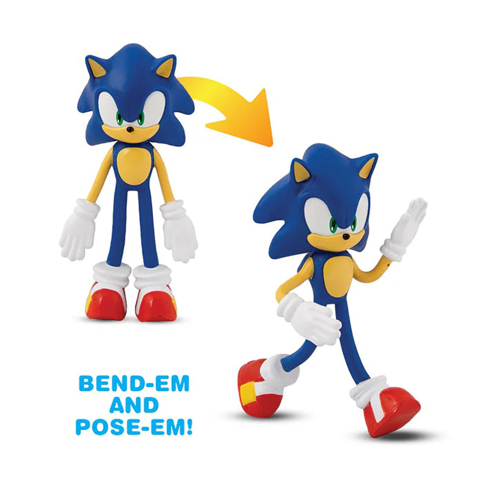 FleXfigs: Sonic The Hedgehog Series 1 - 4 Character Pack - Articulated Action Figures