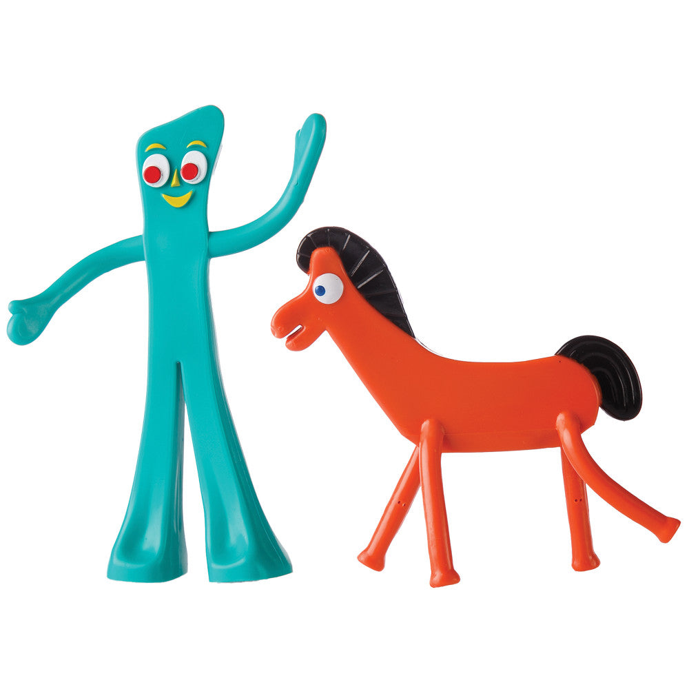 FleXfigs: Gumby & Pokey - 2 Character Pack - Articulated Action Figures