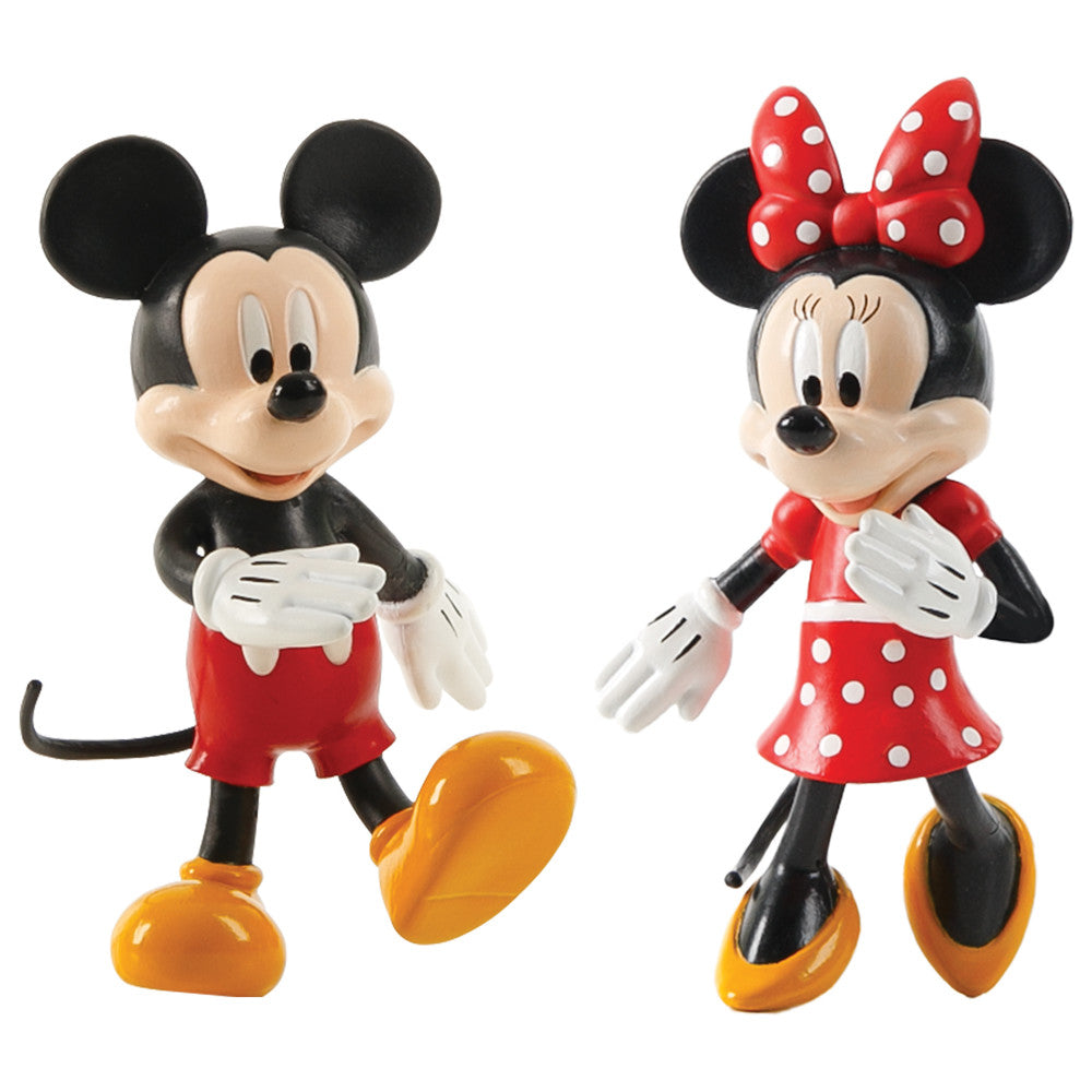 FleXfigs: Mickey & Minnie - 2 Character Pack - Disney: Mouse Articulated Action Figures