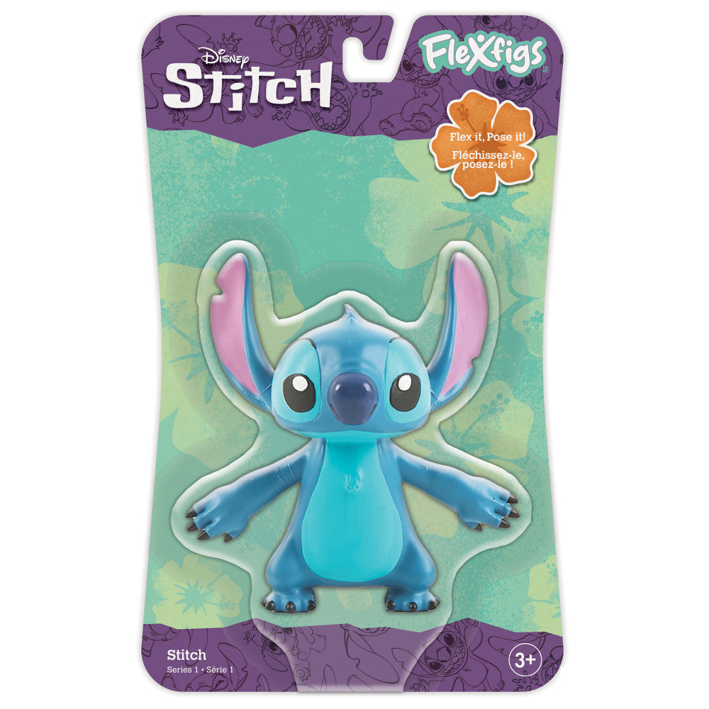 FleXfigs: Stitch & Angel - 2 Character Pack - Disney: Lilo & Stitch Articulated Action Figures