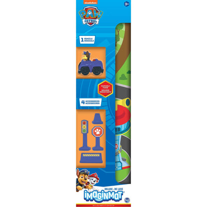 Imaginmat: Deluxe - Paw Patrol - Floor Playmat & Toy Car, 30.5 x 20.5"