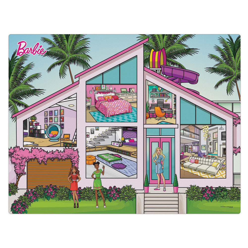 Imaginmat: Jumbo - Barbie Dream House - Floor Playmat & 2 Dog Friends