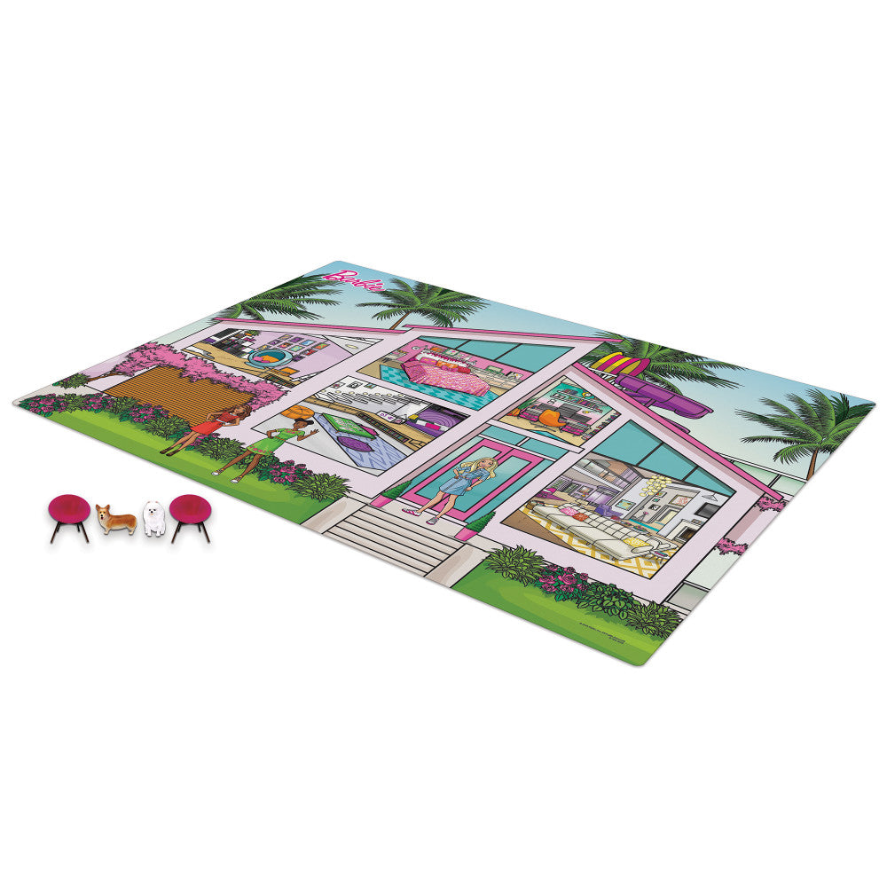 Imaginmat: Jumbo - Barbie Dream House - Floor Playmat & 2 Dog Friends