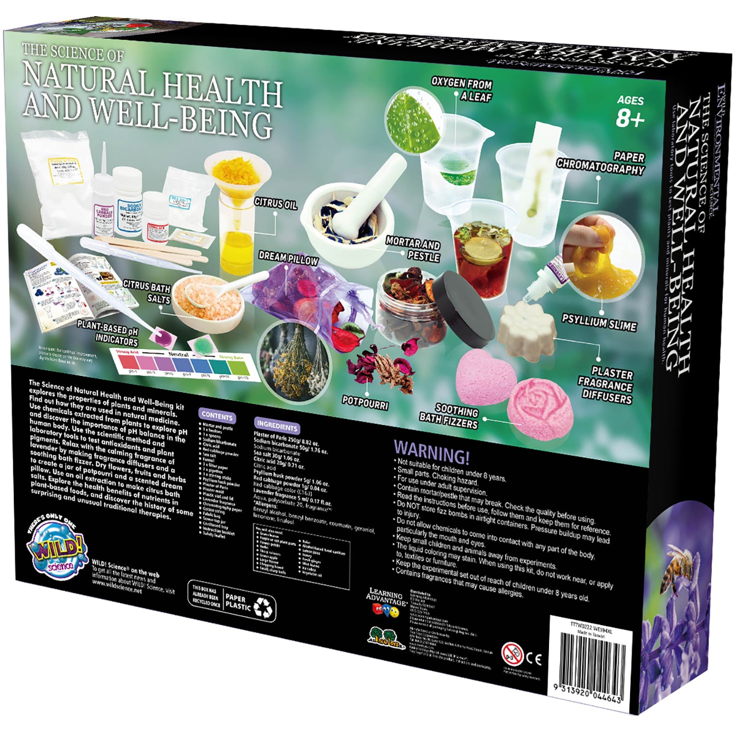 Wild Environmental Science Natural Health and Well-Being STEM Kit - Create Spa Essentials