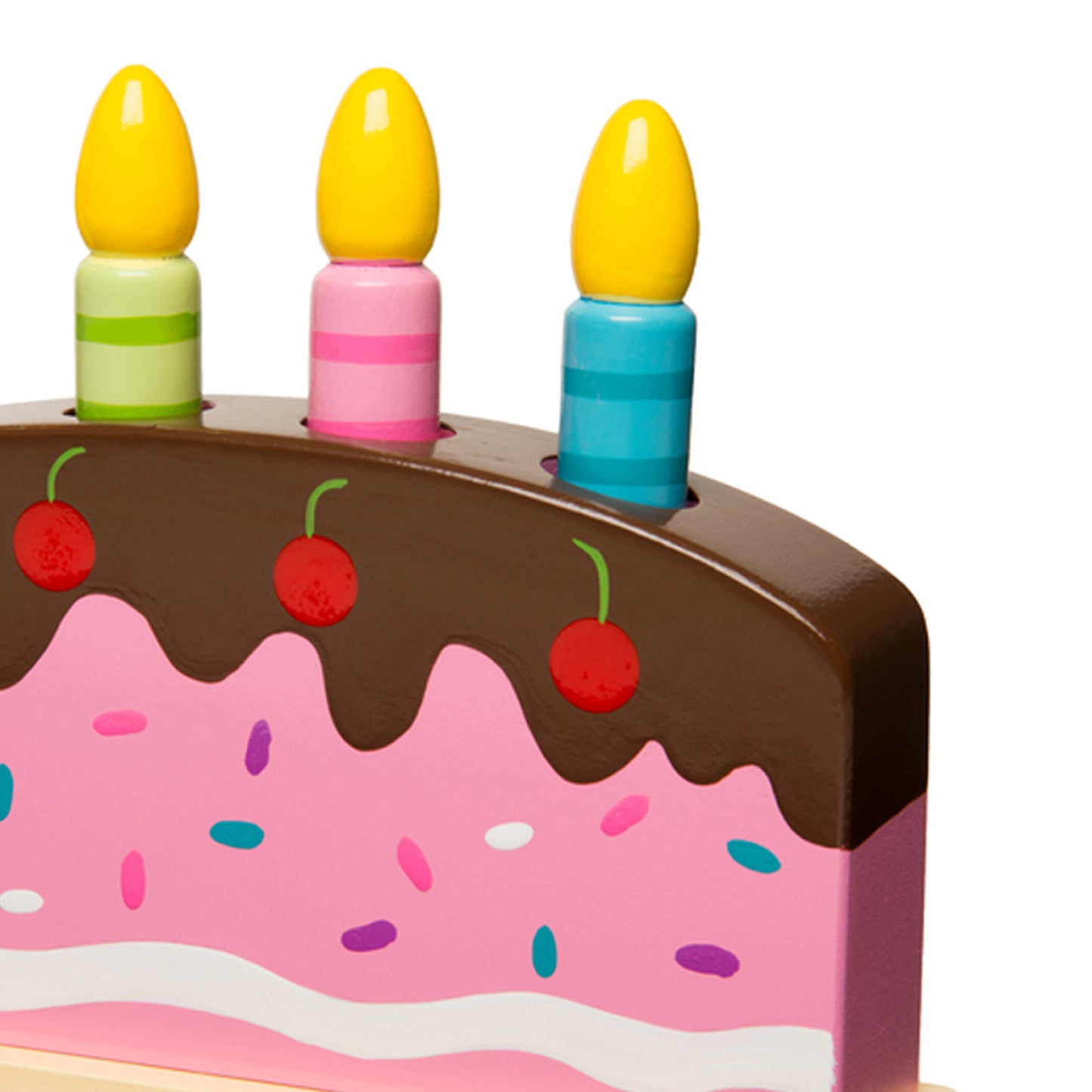 The Original Toy Company Wooden Pop Up Birthday Cake ‚Äì Multicolor