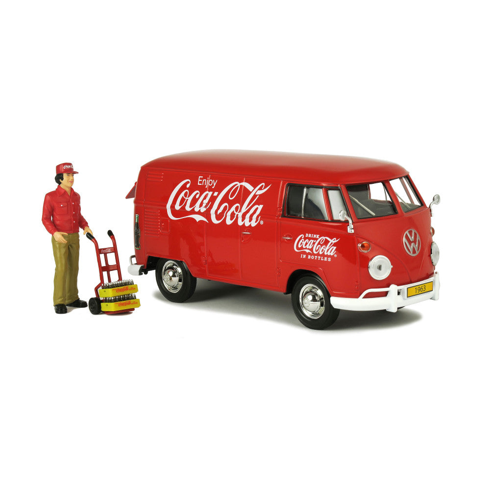 Optimum Diecast Coca-Cola 1963 Volkswagen T1 Cargo Van Collectible