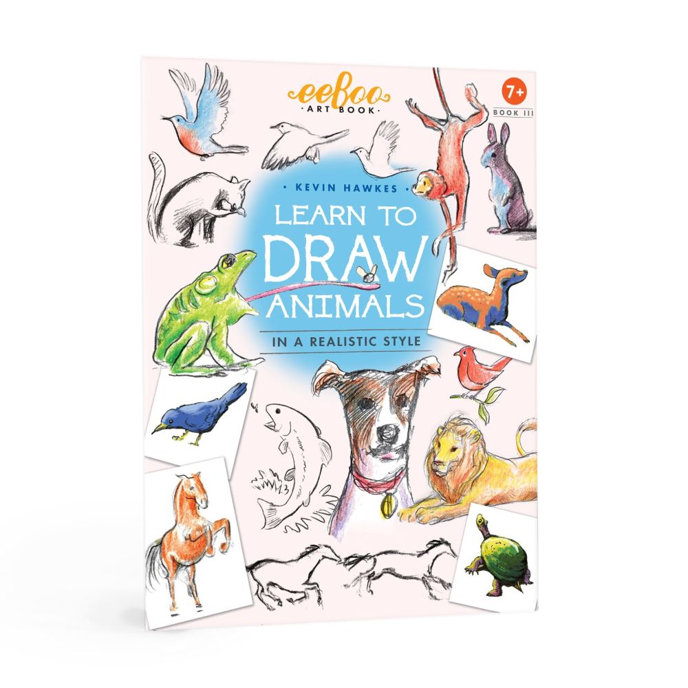 Kevin Hawkes eeBoo Learn to Draw Animals Art Book