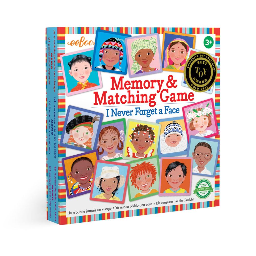 eeBoo I Never Forget a Face Cultural Memory Matching Game