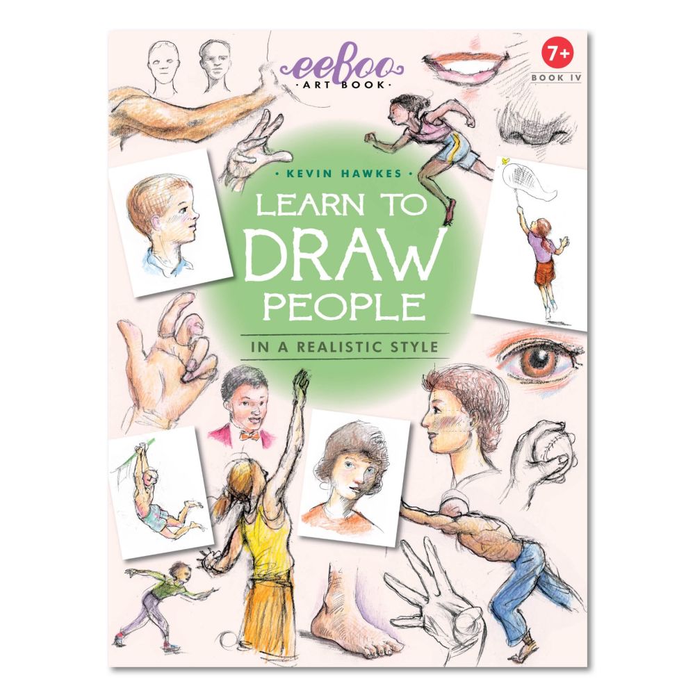 eeBoo Learn to Draw People Art Book with Kevin Hawkes