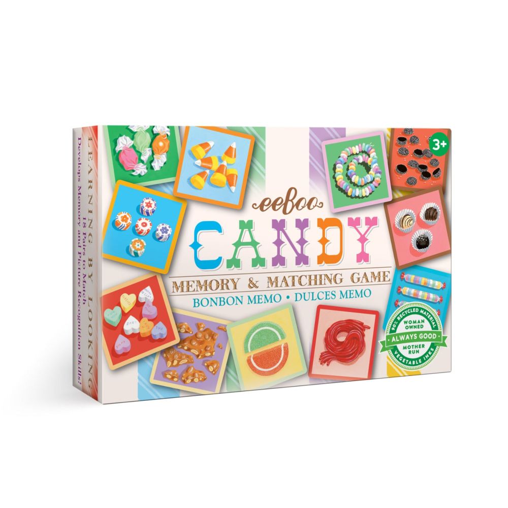 eeBoo Candy Corn Taffy Memory Matching Game