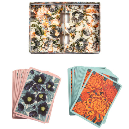 eeBoo Piece & Love: Autumn Abundance - Adult Playing Cards