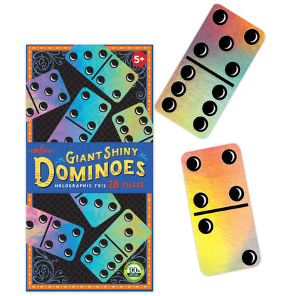 eeBoo Giant Shiny Holographic Foil Dominoes Set