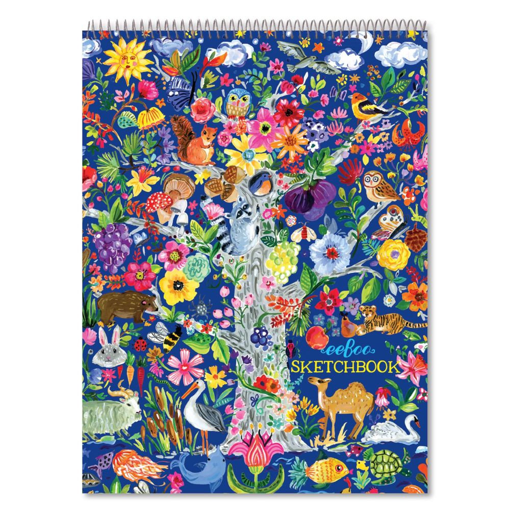 eeBoo Tree of Life Inspirational Sketchbook - 60 Pages