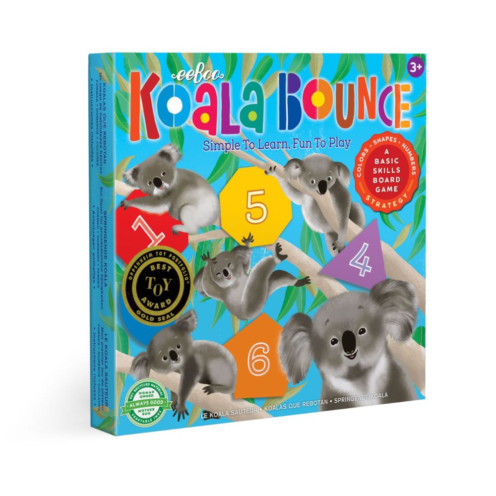 eeBoo Koala Bounce Strategy Board Game