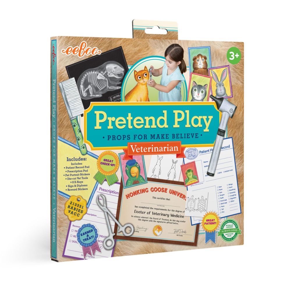 eeBoo 20-Piece Veterinarian Pretend Play Set ‚Äì Award-Winning Kit