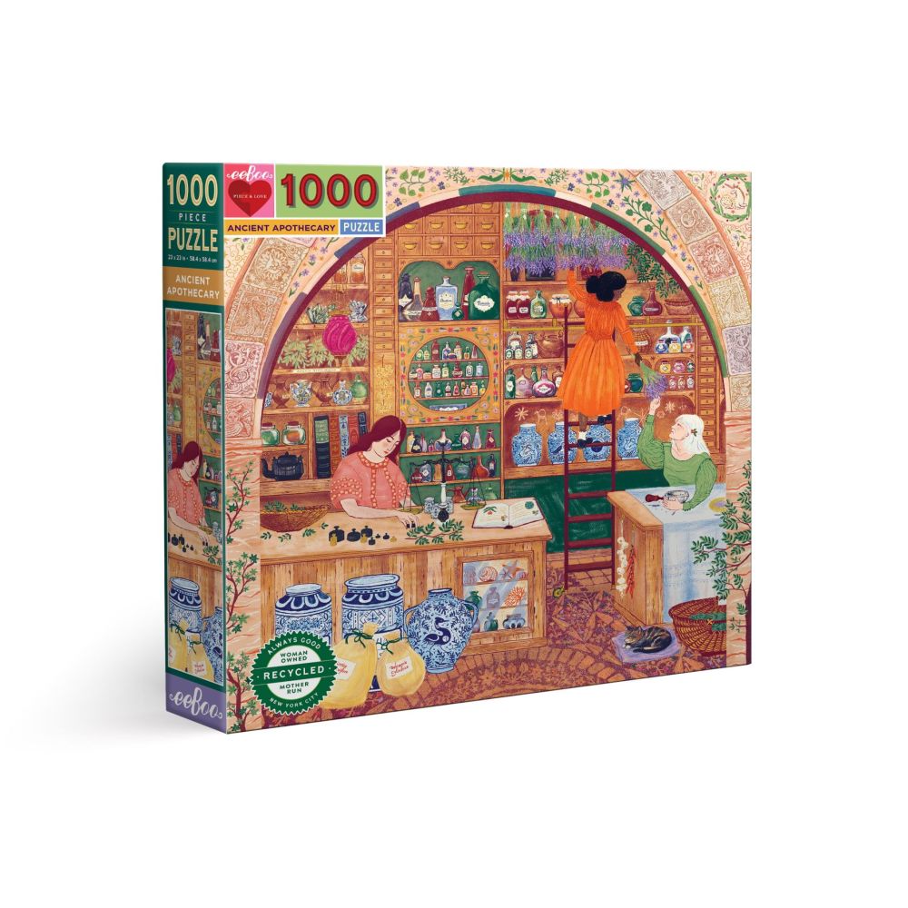 eeBoo Piece and Love Ancient Apothecary 1000 Piece Jigsaw Puzzle