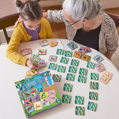 eeBoo Woodland Memory and Matching Game with Copper Gilded Tiles