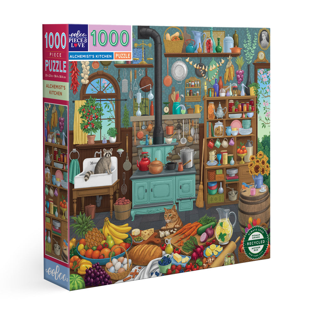 eeBoo Piece & Love Alchemist's Kitchen 1000-Piece Jigsaw Puzzle