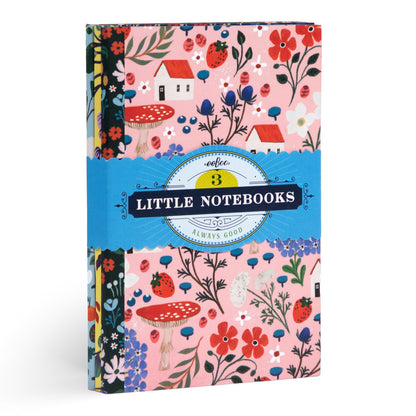 eeBoo Piece & Love: Shelley's Little Books - Set of 3 Colorful Notebooks