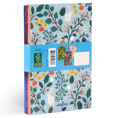 eeBoo Piece & Love: Shelley's Little Books - Set of 3 Colorful Notebooks