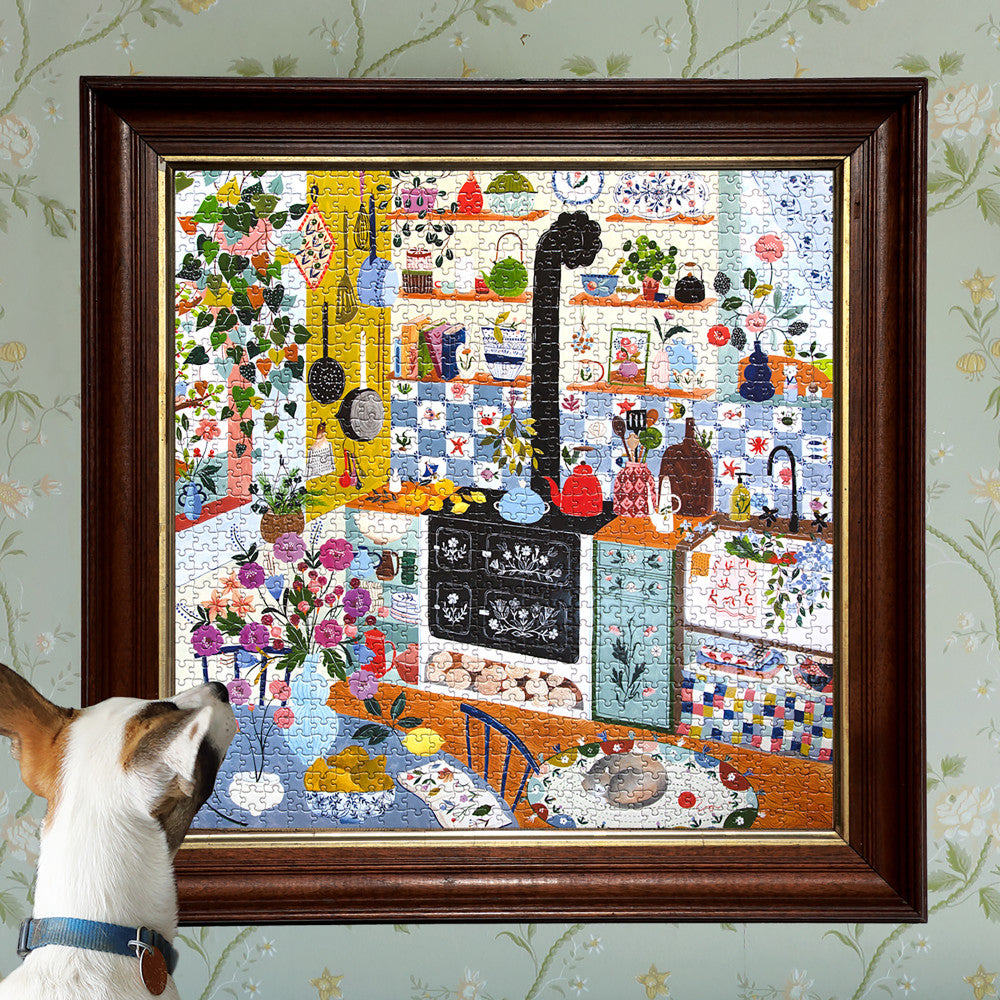 eeBoo Piece & Love: Morning Kitchen - 1000 Piece Puzzle