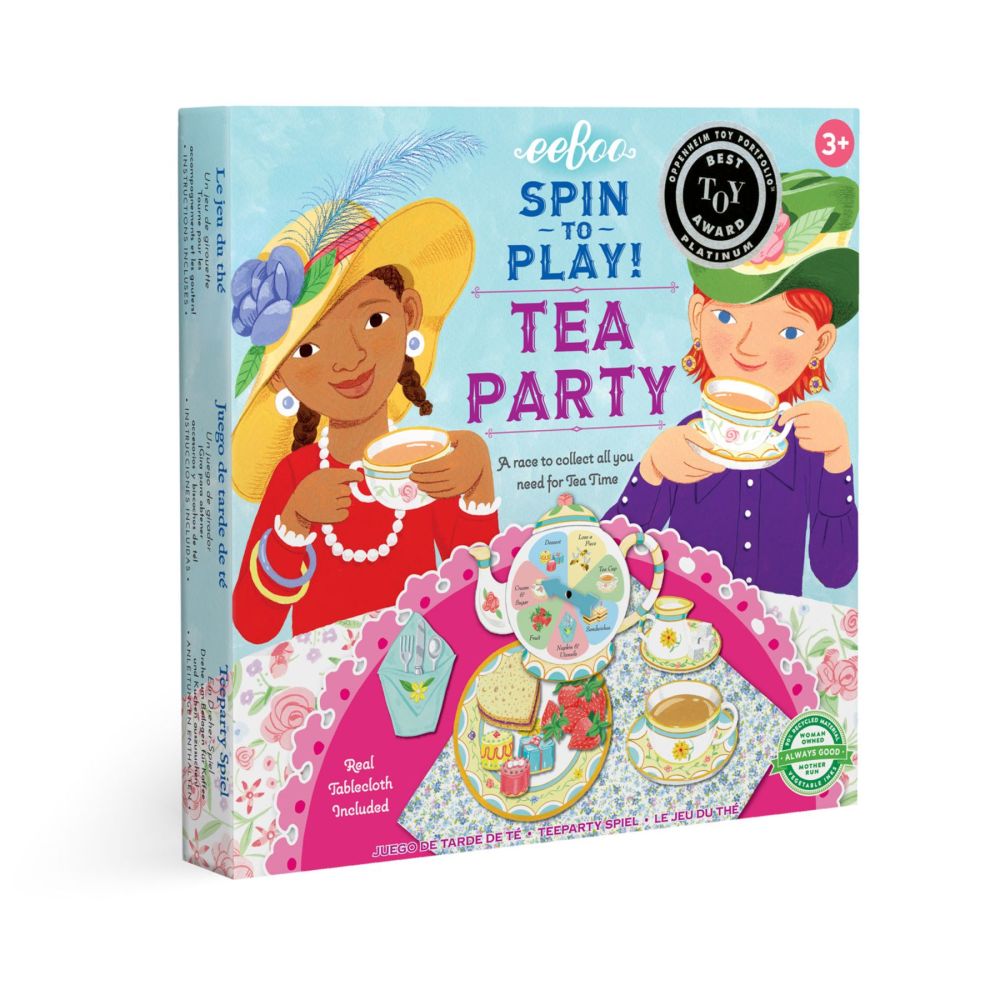 eeBoo Tea Party Spinner Game for Kids