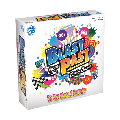 Blast from the Past Decades Trivia Board Game