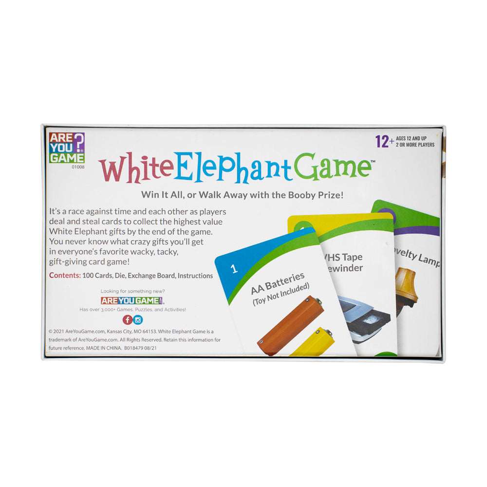 White Elephant Party Card Game by AreYouGame